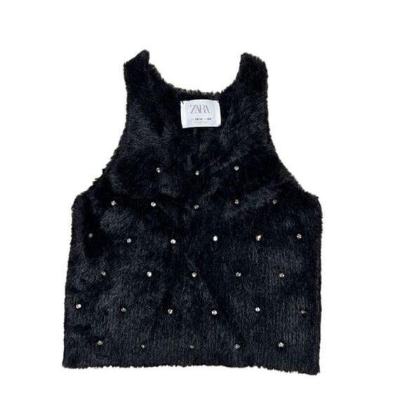 Zara Kids Girls Blue & Silver Pants Set(Size 13-14) - Picture 6 of 13